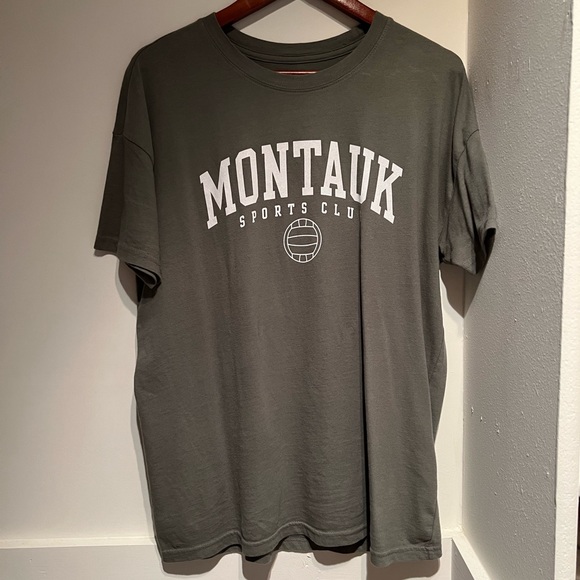 Abercrombie & Fitch Tops - Gray-Green A&F Oversized Montauk Sports Club Boyfriend Tee